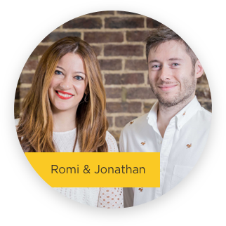 Team members Romi and Jon